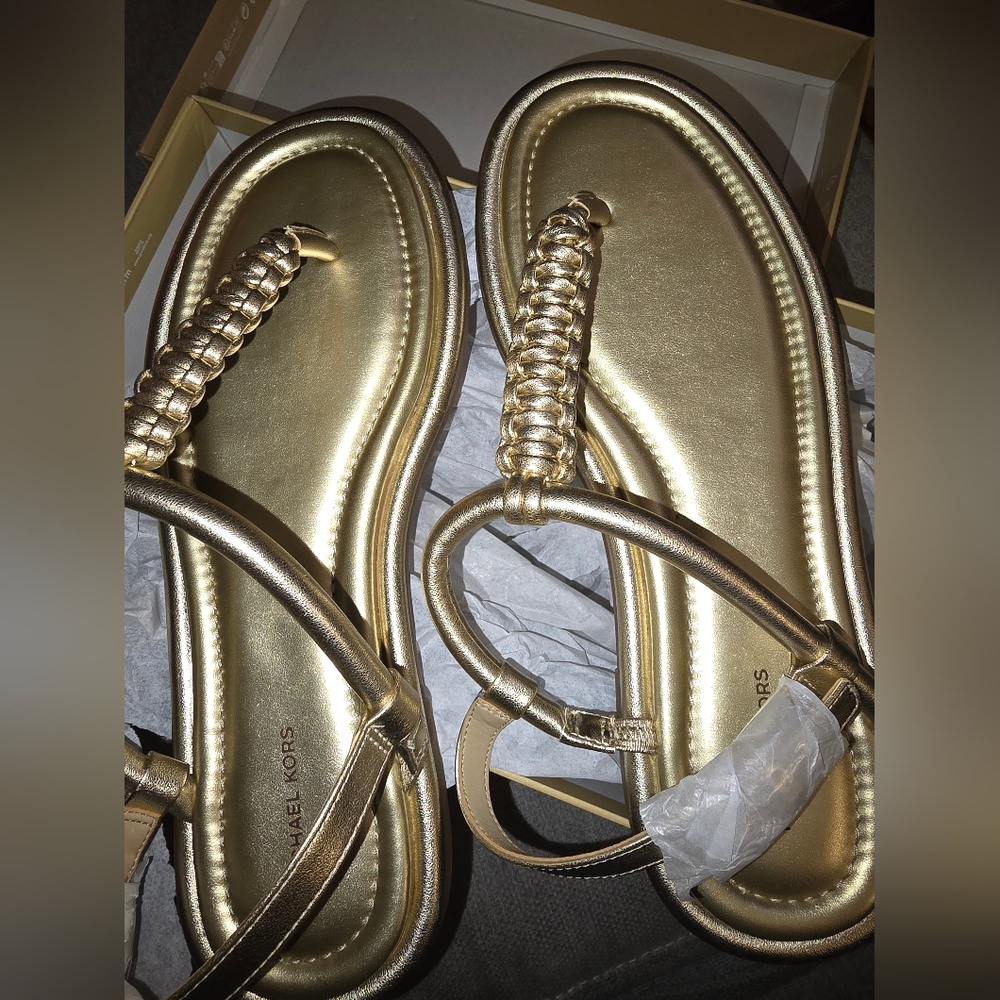Michael Kors Gold Women's Sandals